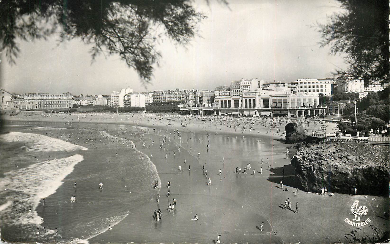 Biarritz — Vue générale sur la Plage et le Casino — Éditions Chatitecier