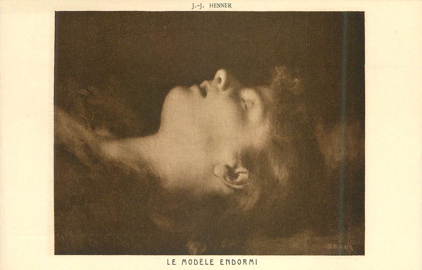 CPA Le Modele Enrormi JJ Henner