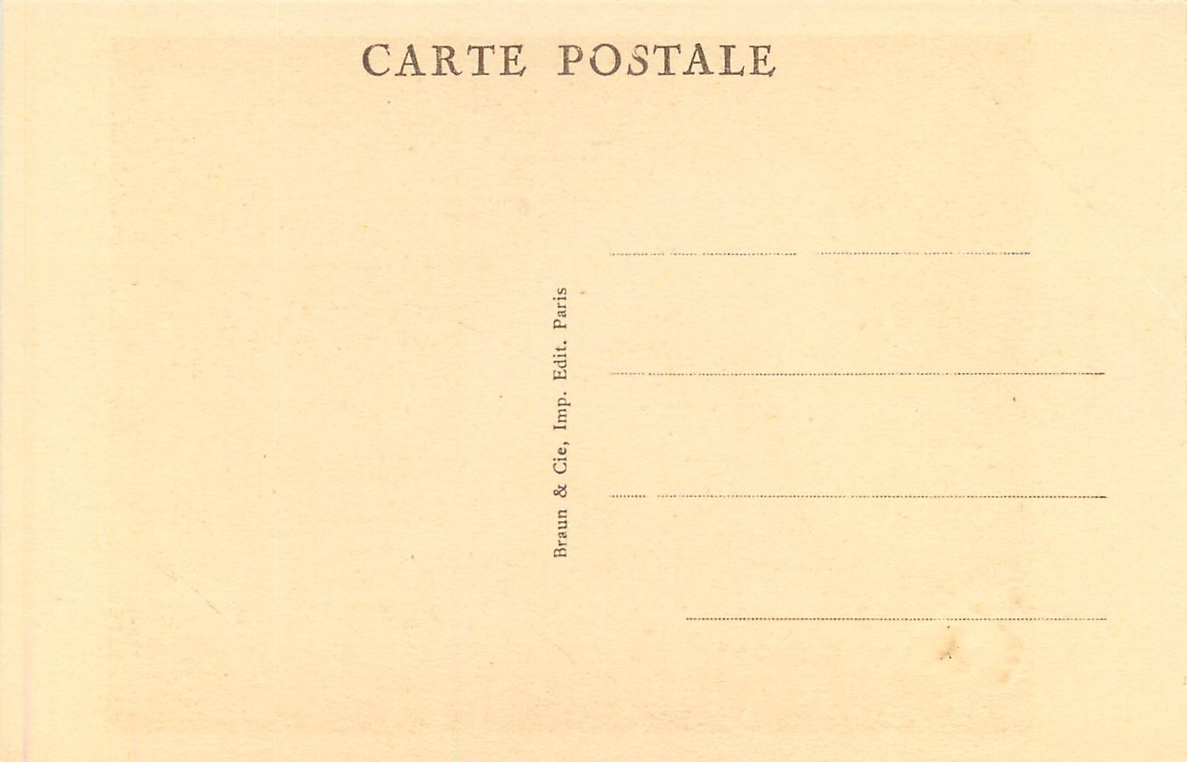 CPA Pleureuse Musee J J Henner — Verso
