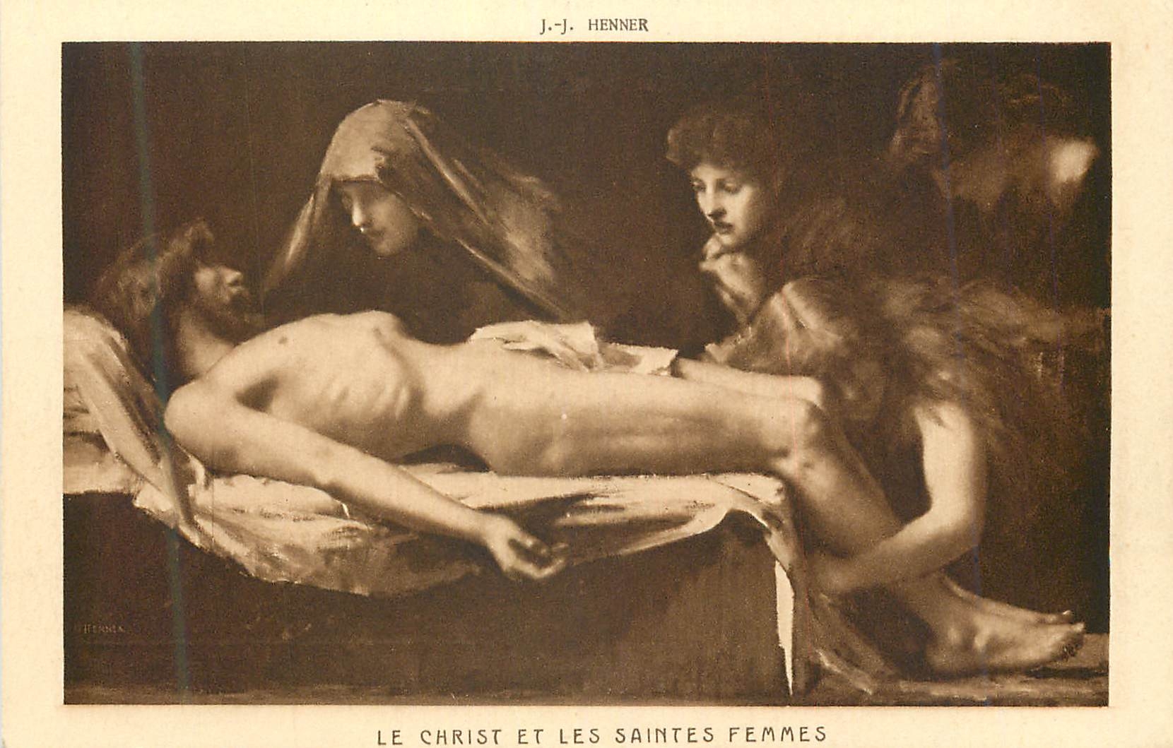 CPA Le Christ et les Saintes Femmes JJ Henner