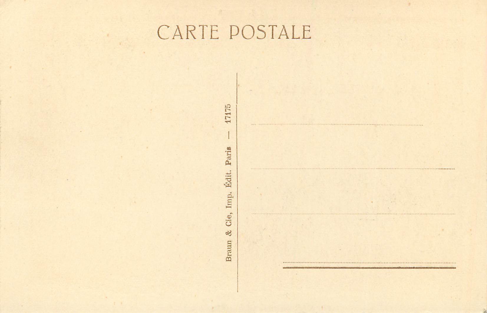 CPA Le Christ et les Saintes Femmes JJ Henner — Rückseite