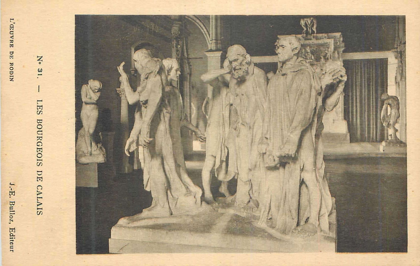 CPA Le Bourgeois de Calais L'Oeuve de Rodin
