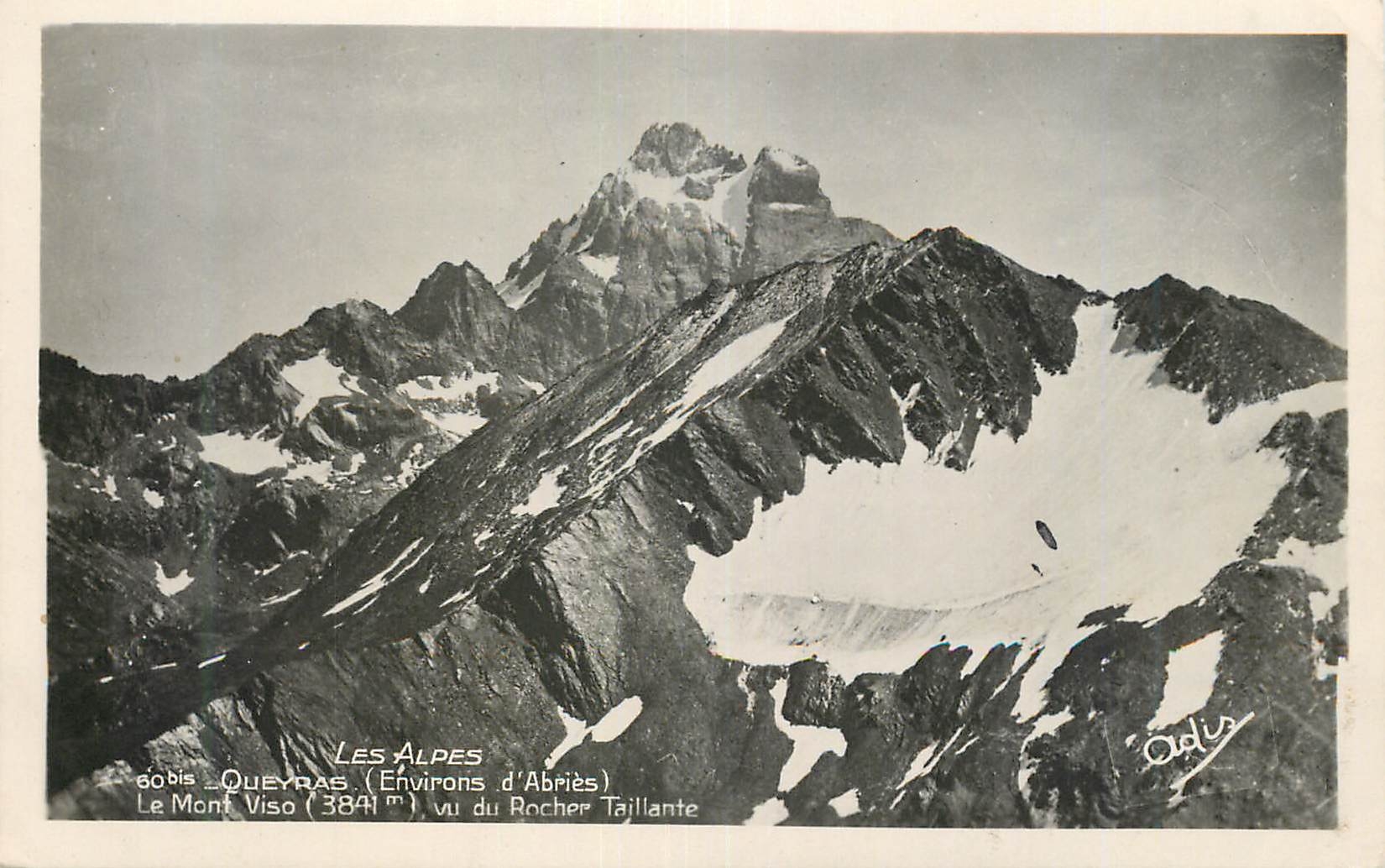 CPM Les Alpes Queyras (Environs d'Abries) LE Mont Viso (3841m) vu du Rocher Taillante