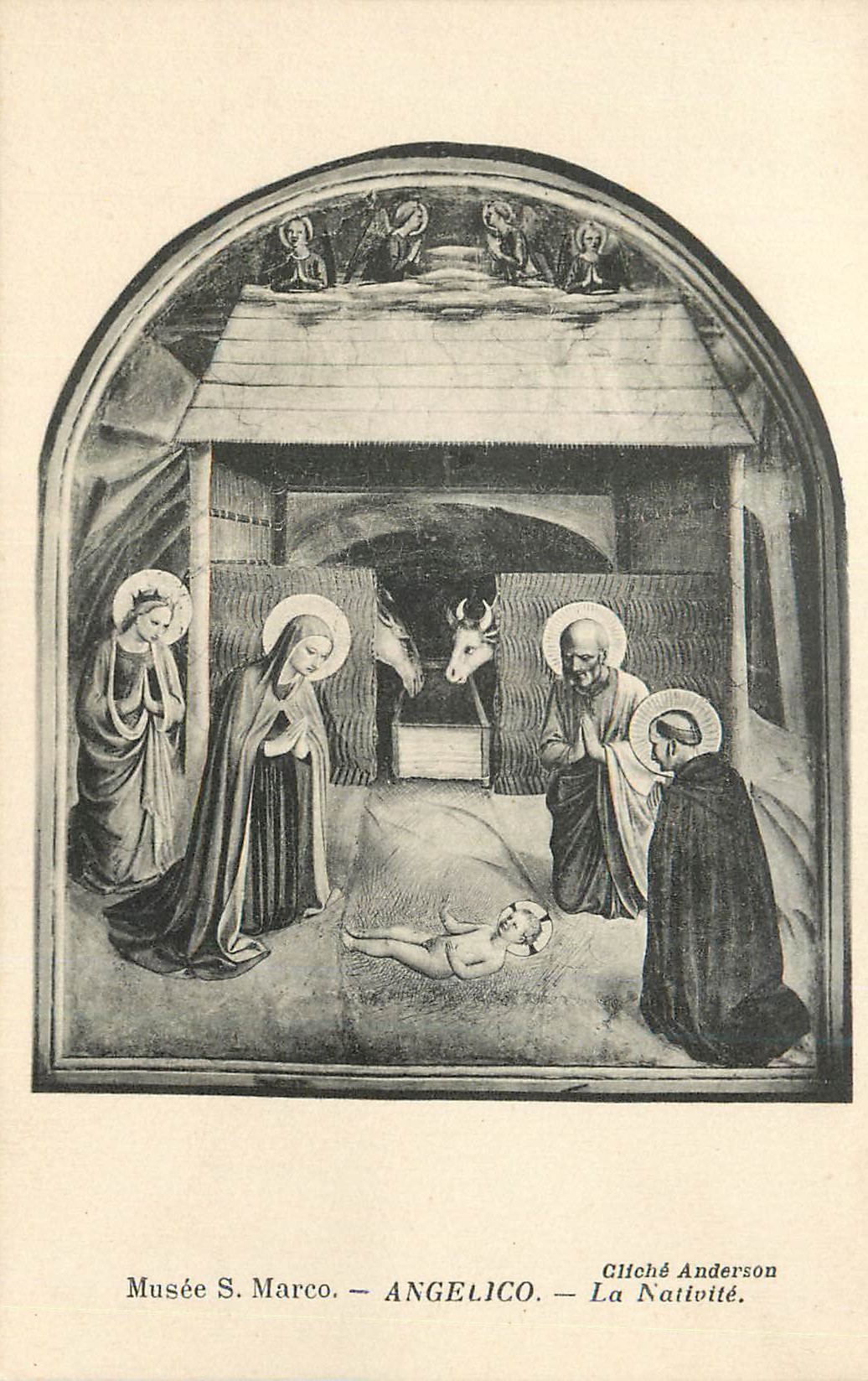 Musée S. Marco — Angelico — La Nativité — Cliché Anderson