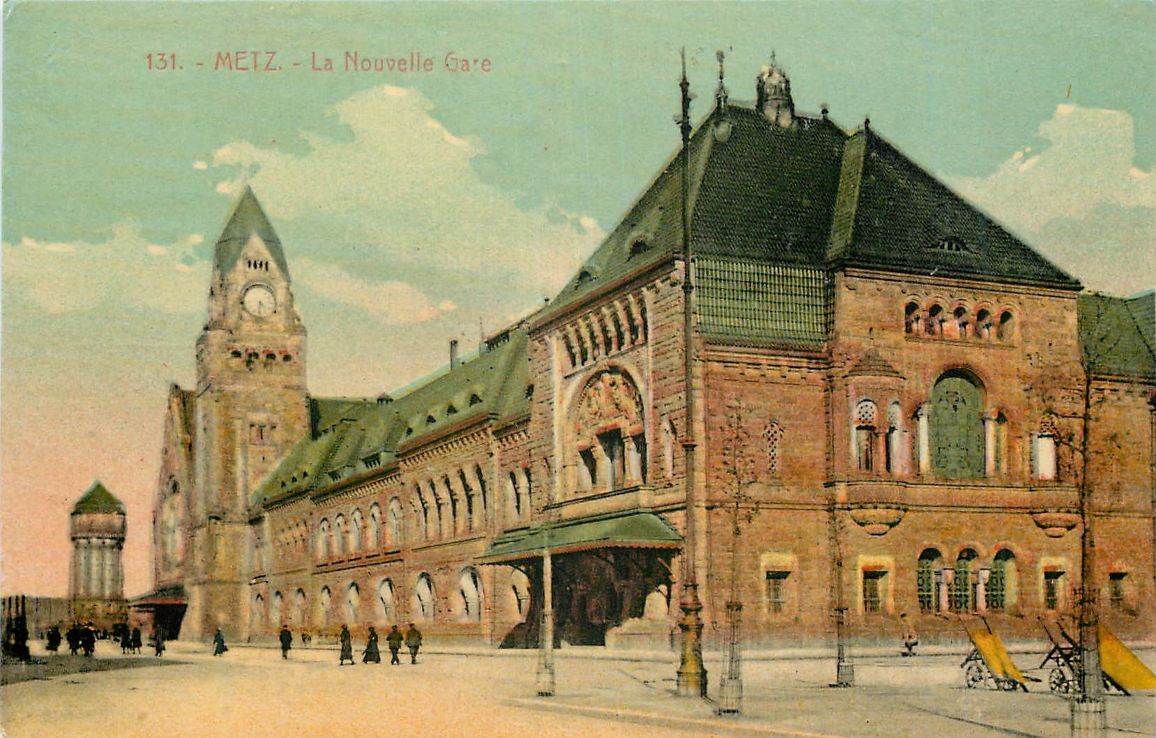 CPA Metz La Nouvelle Gare