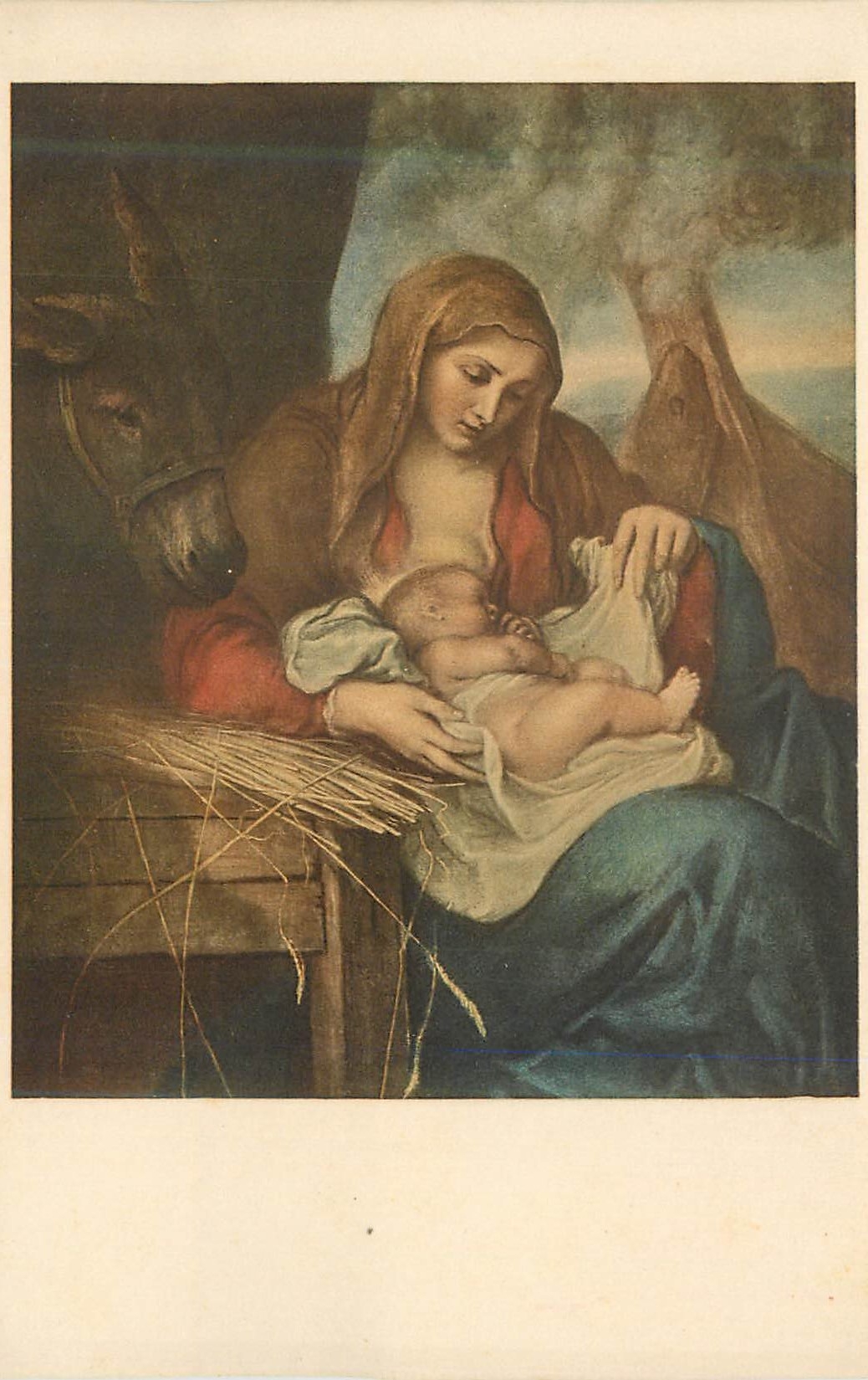 CPA Il Presepio Van Dick Roma Galleria Nazionale