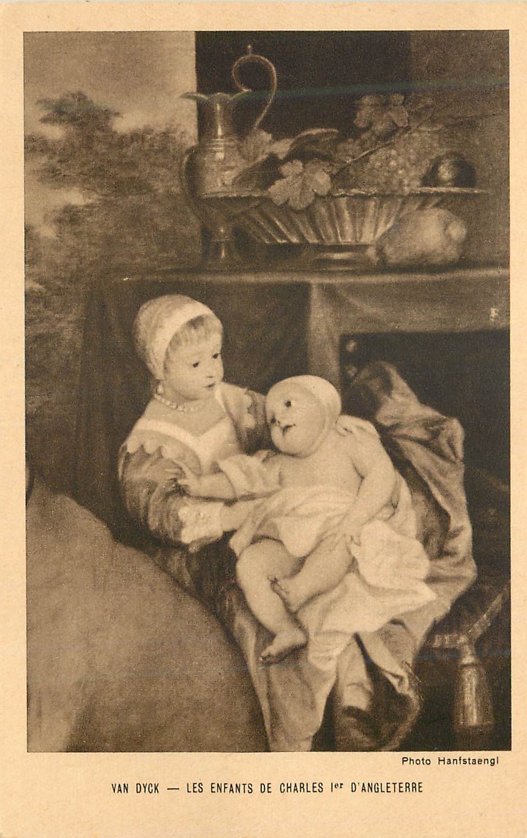 CPA Van Dyck Les Enfants de Charles Ier D'Angleterre