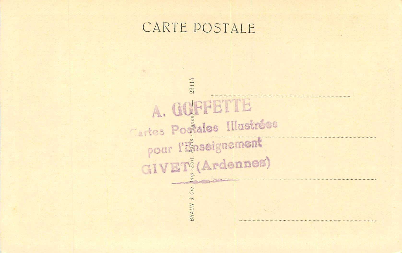 CPA Les Fils de Rubens Galerie Lichtenstein Vienn — Rückseite