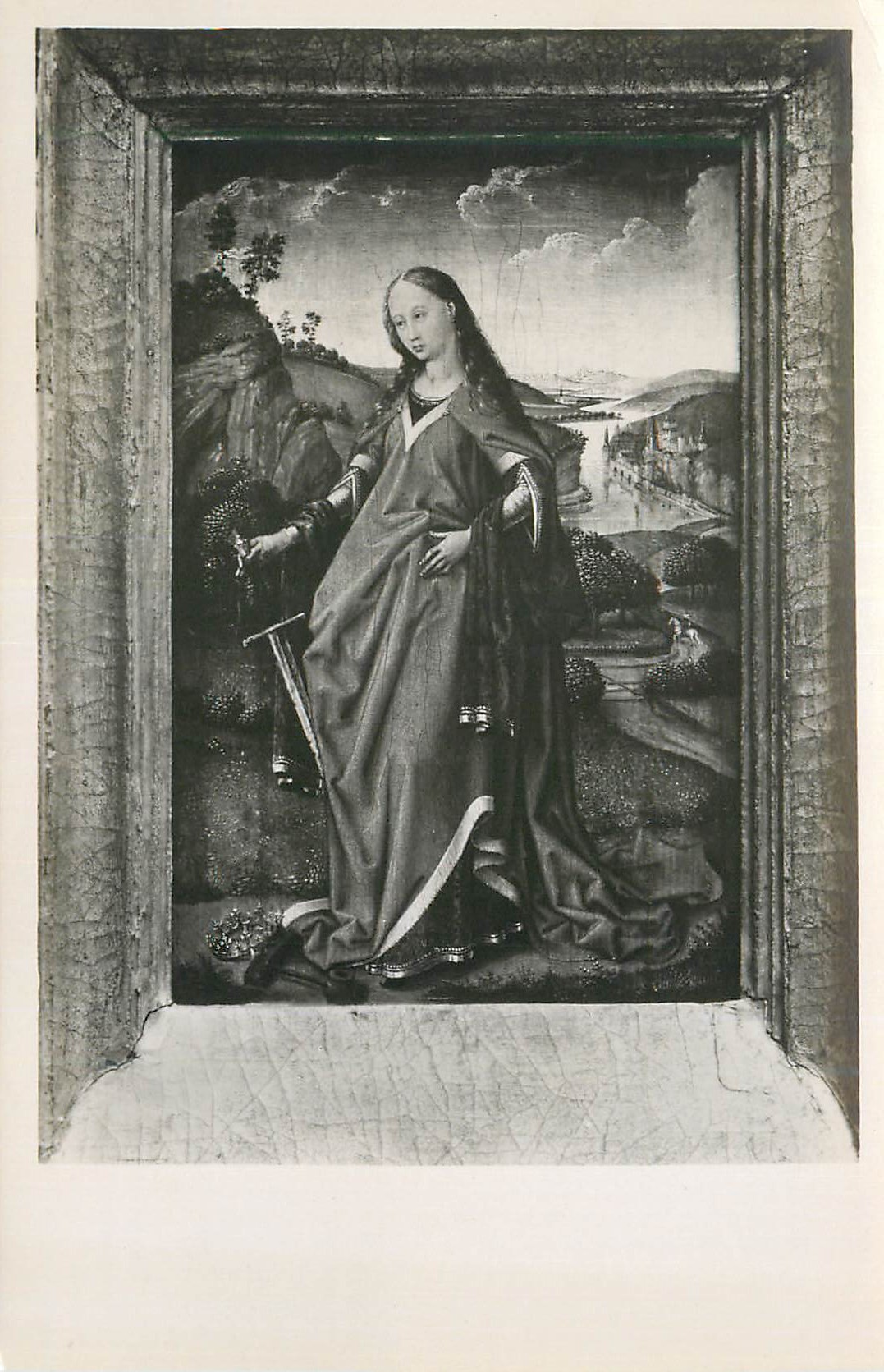 Sainte Catherine — Rogier van der Weyden (±1400-1464) — Kunsthistorisches Museum, Wien