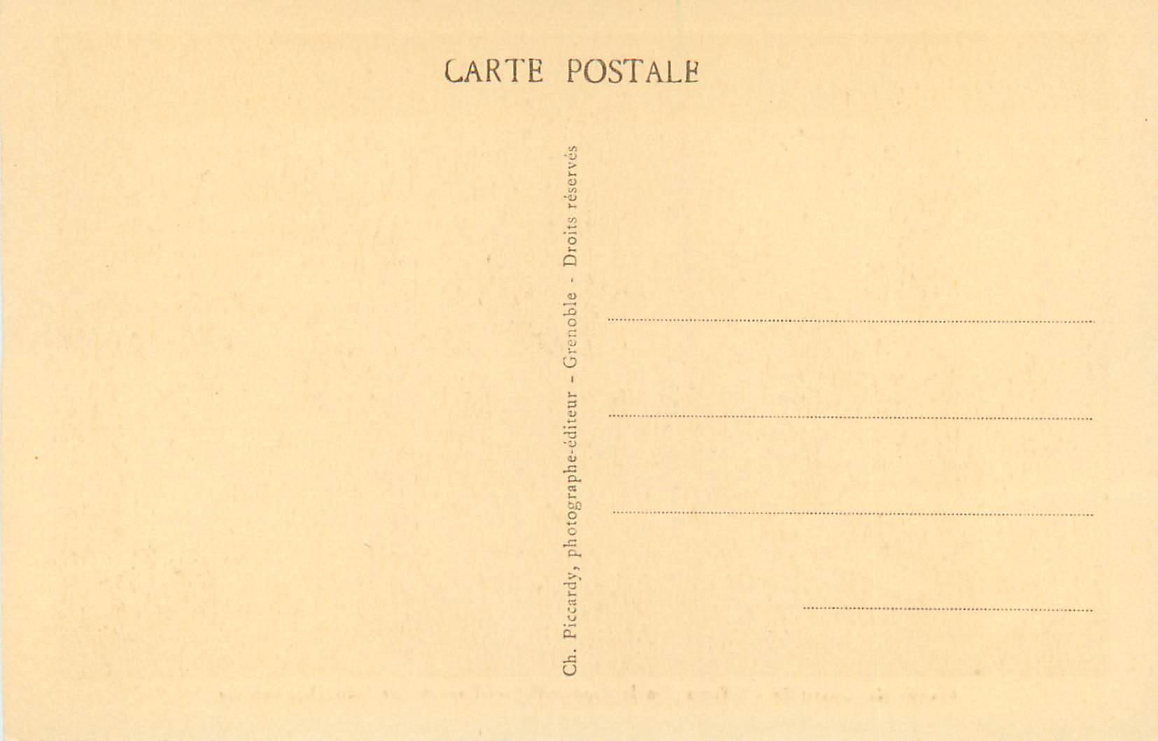 CPA Musee de Grenoble Ribern (Ecole Espagnole) Martyre de Saint Barthelemy — Back