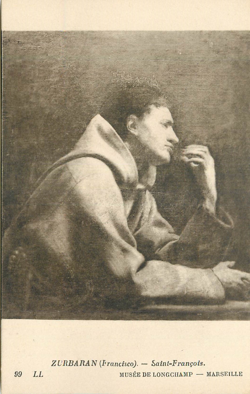 CPA zurbaran(Francisco) Saint Francois Musee de Longchamp Marseille