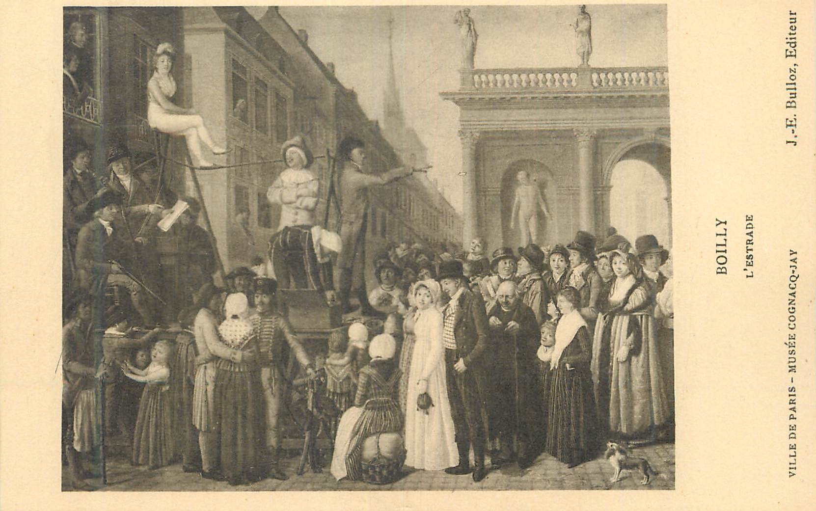CPA Boilly l'Estrade Ville de Paris Musee Cognaco Jay