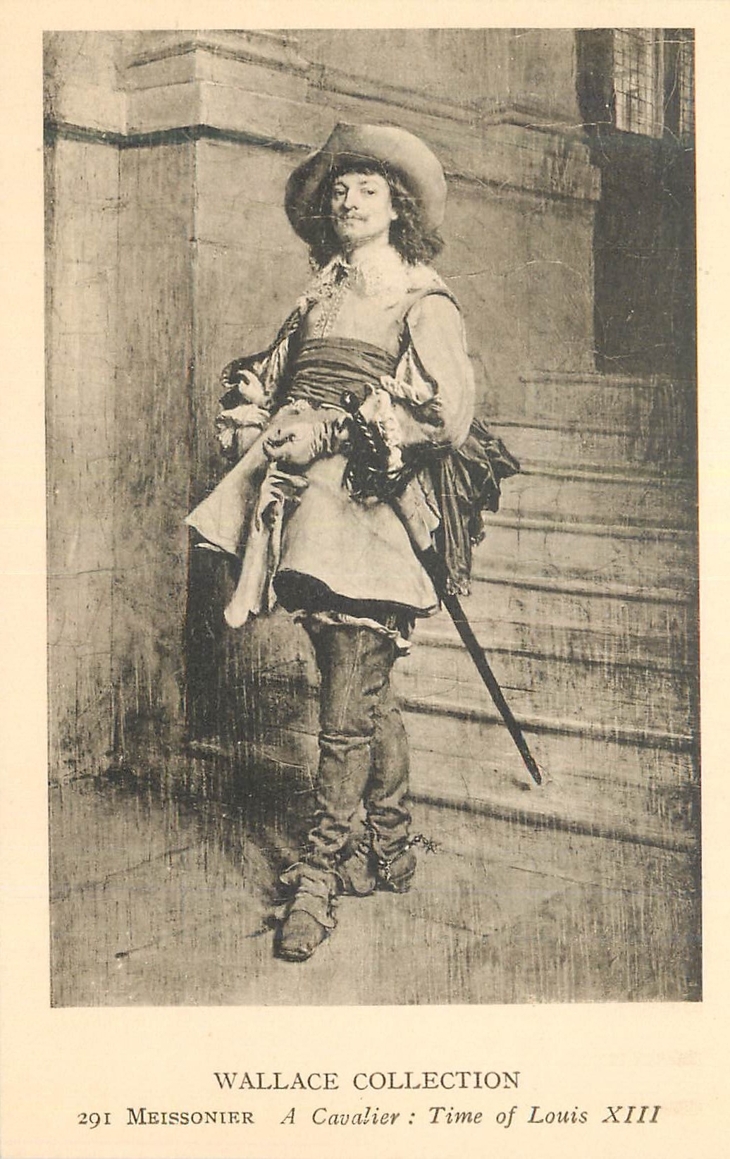 CPA Wallace Collection Meissonier A Cavalier Time of Luis XIII