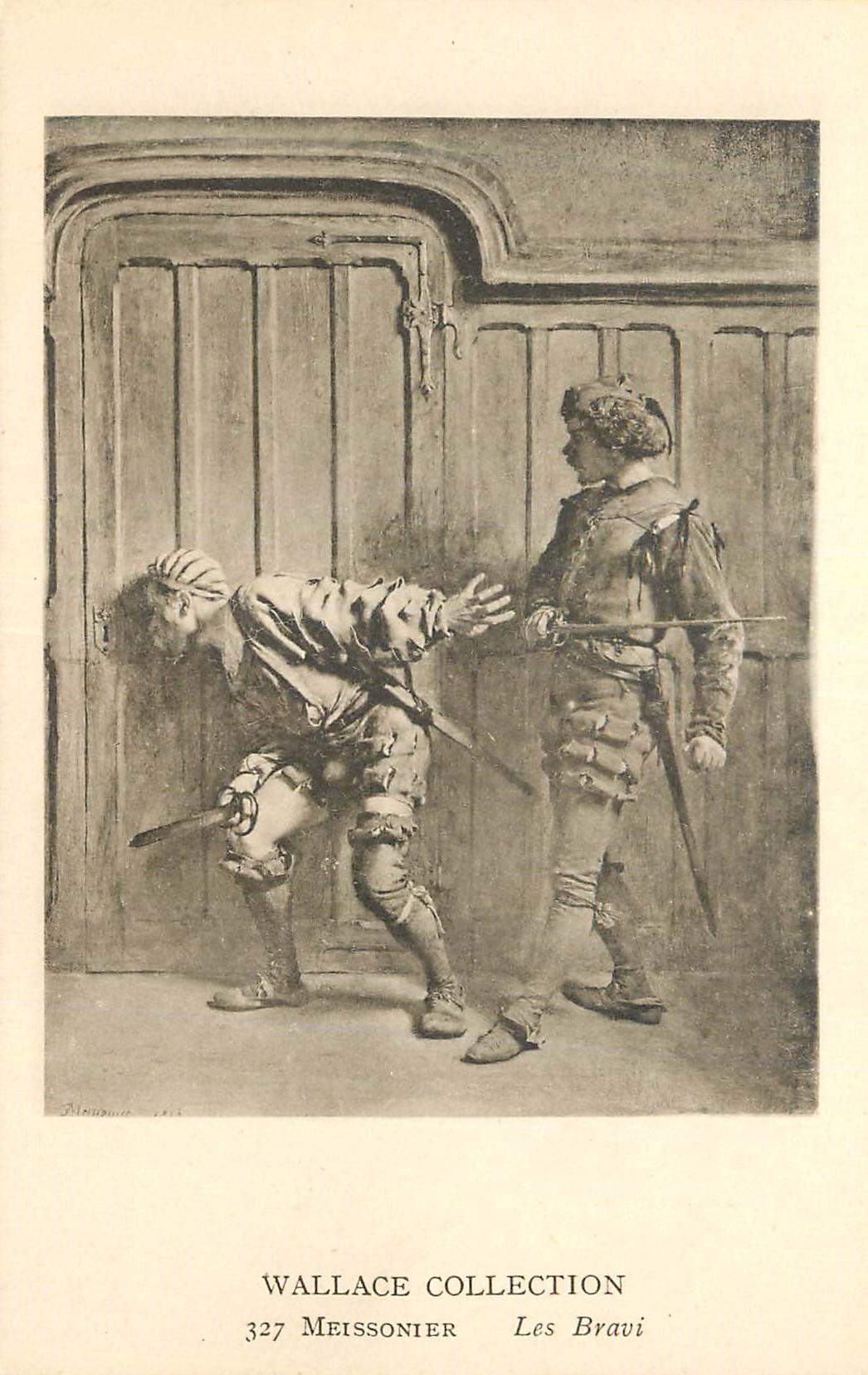 CPA Wallace Collection 327 Meissonier Les Bravi