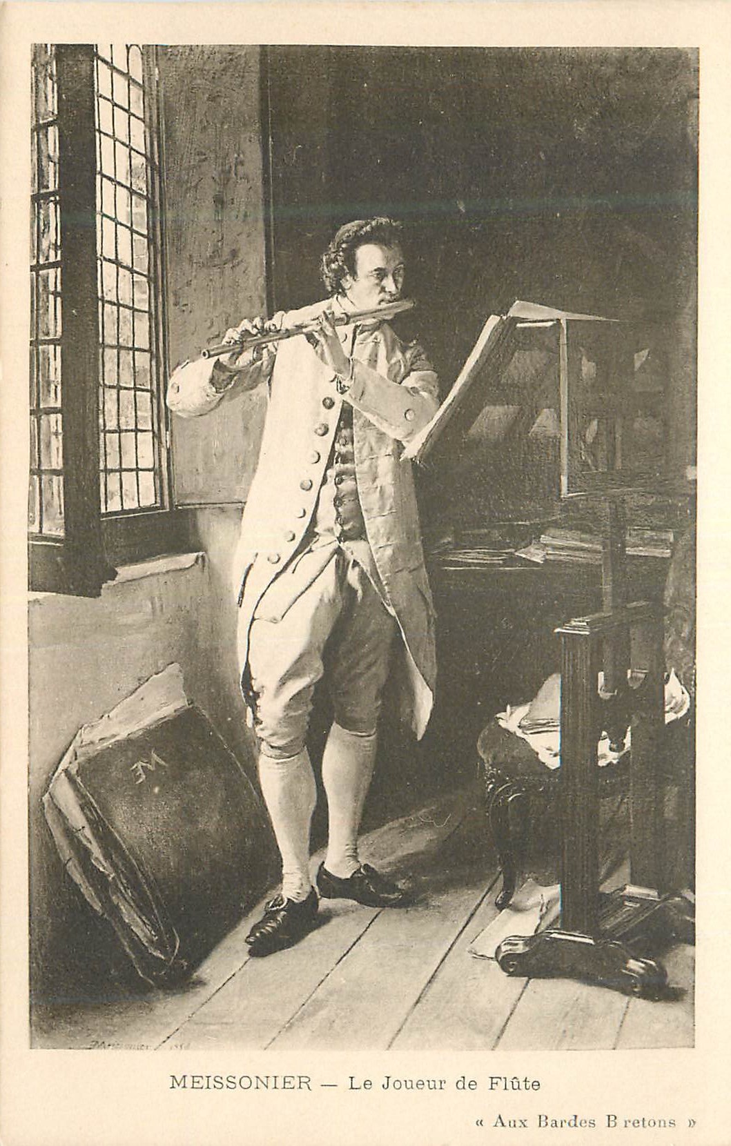 CPA Meissonier Le Joueur de Flute