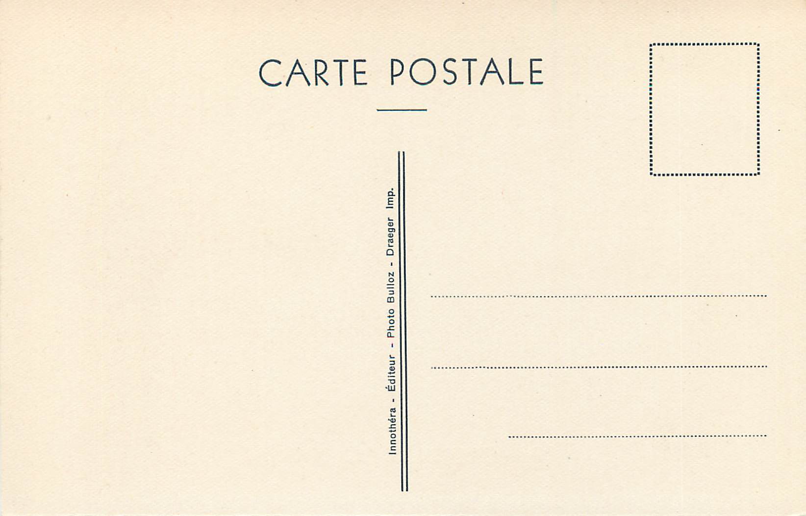 CPA Crispin et Scapin Daumier (1808 1879) — Verso