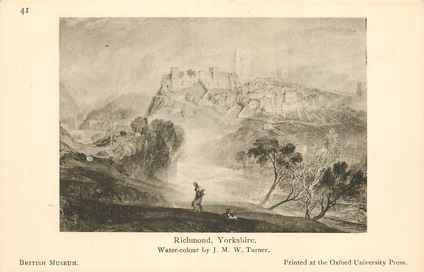 CPA Richmond Yorkshire Water Color by J M W Turner British Museum