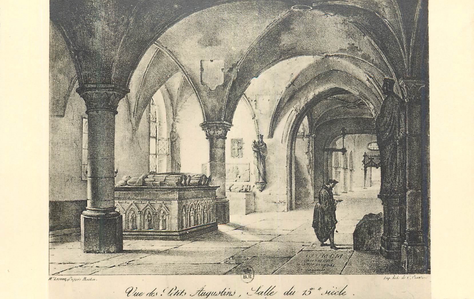 CPA Vue des Petits Augustins Salle du 15e Siecle Le Musee des Monument Francais