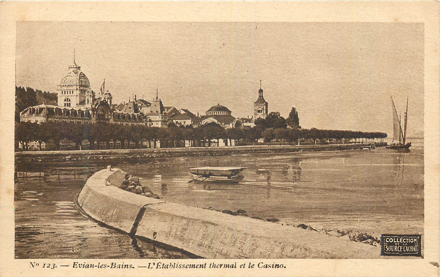 CPA Evian les Bains L'Etablissement et le Casino