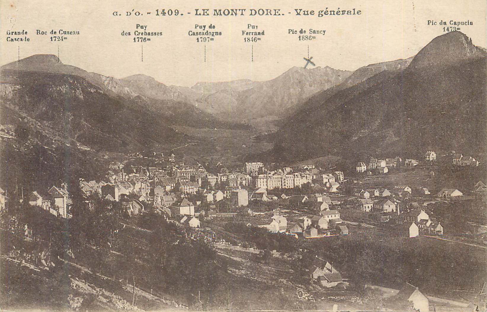 CPA Le Mont Dore Vue Generale