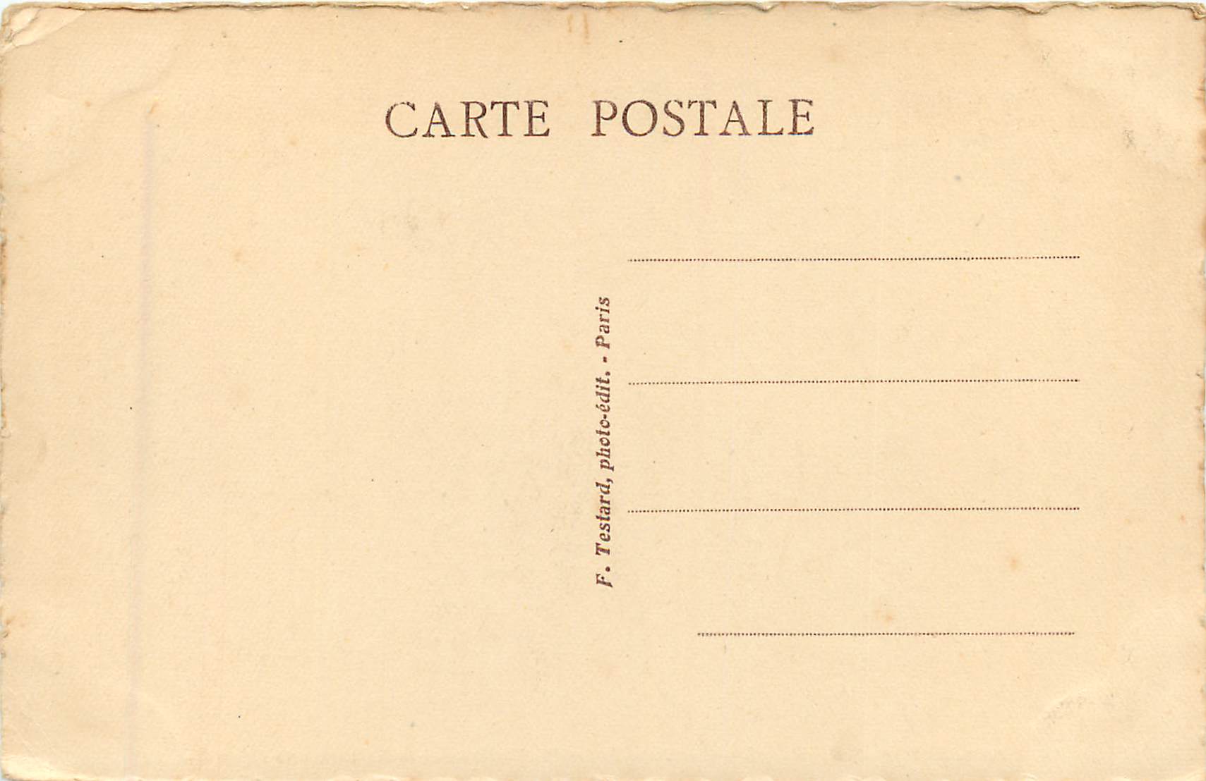 CPA Abbaye de St Denis Tombeau de Louis d'Orleans et de Valentine de Milan — Rückseite