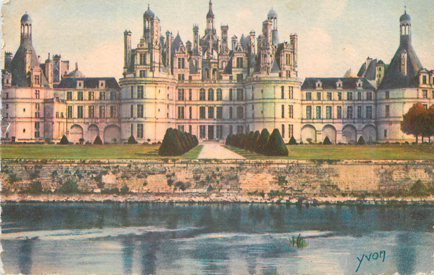 CPA La Douce France Chateaux de la Loire chateau de Chambord Facade Nord