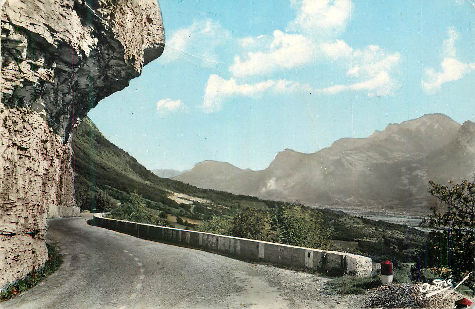 Route de Grenoble à Villard-de-Lans — Massif de la Chartreuse — Édition d'Art André, Grenoble