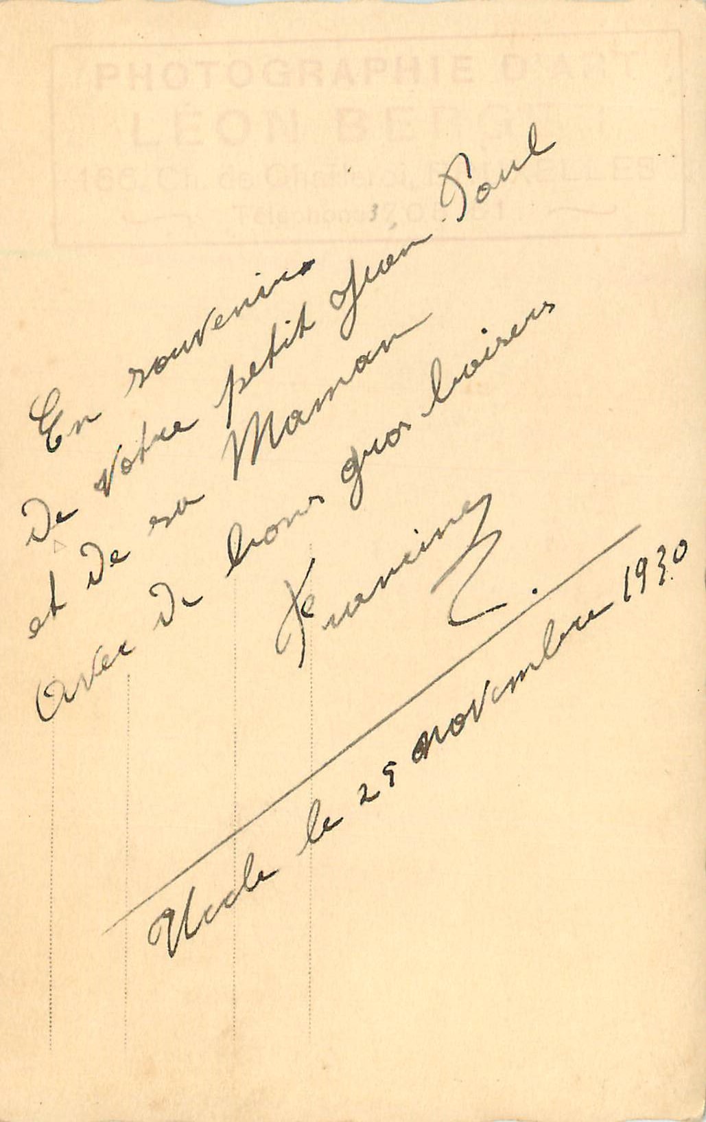 Maman et son bébé — Photographie de studio — Léon Berg, Chambéry — Reverso