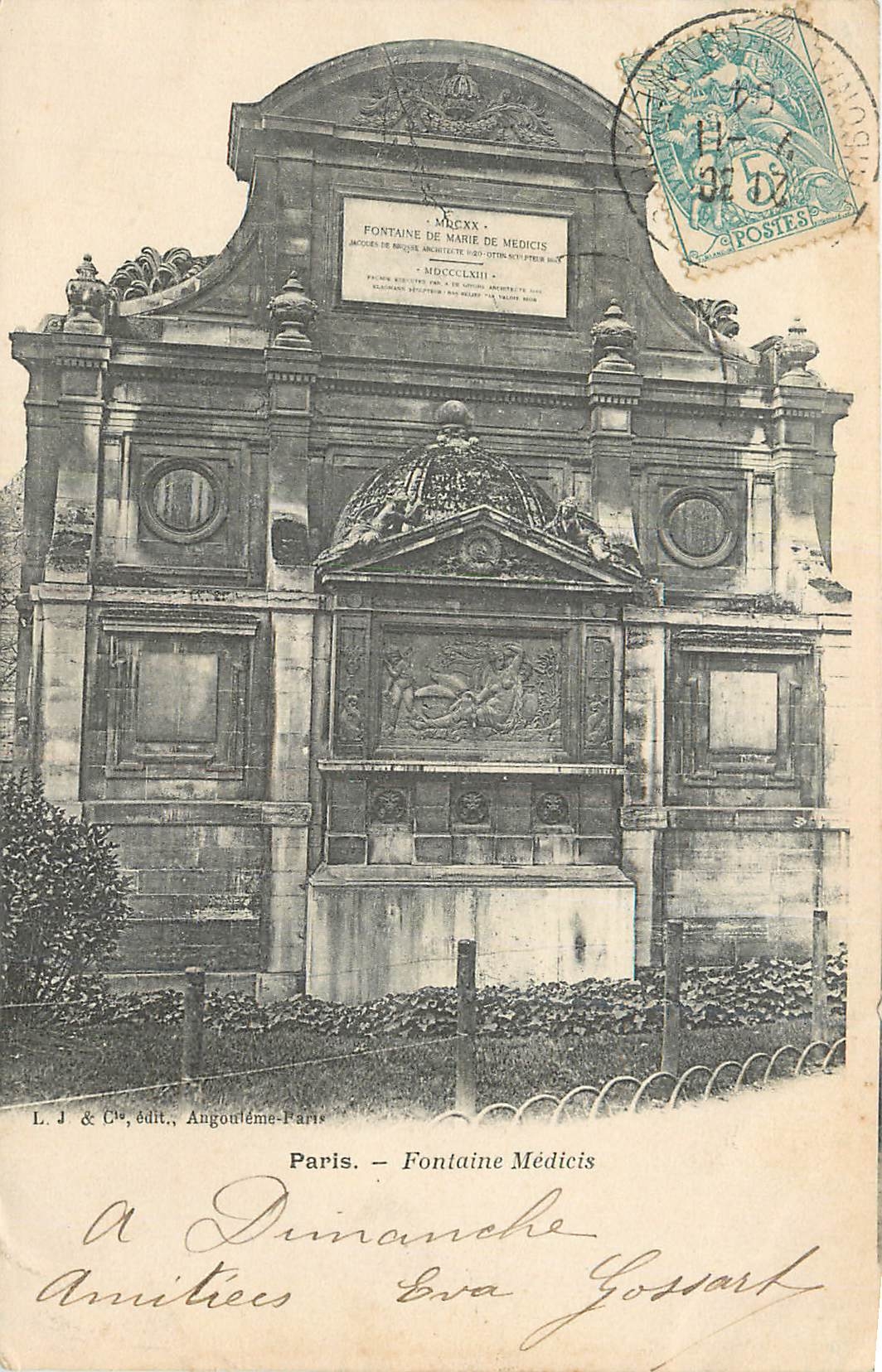 CPA Fontaine Medicis Paris