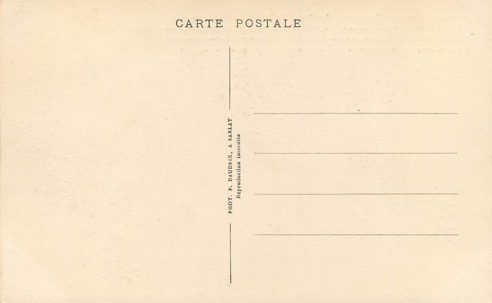 CPA La Dordogne Pittoresque Le Cingle a Montfort (en Sarladais) — Back