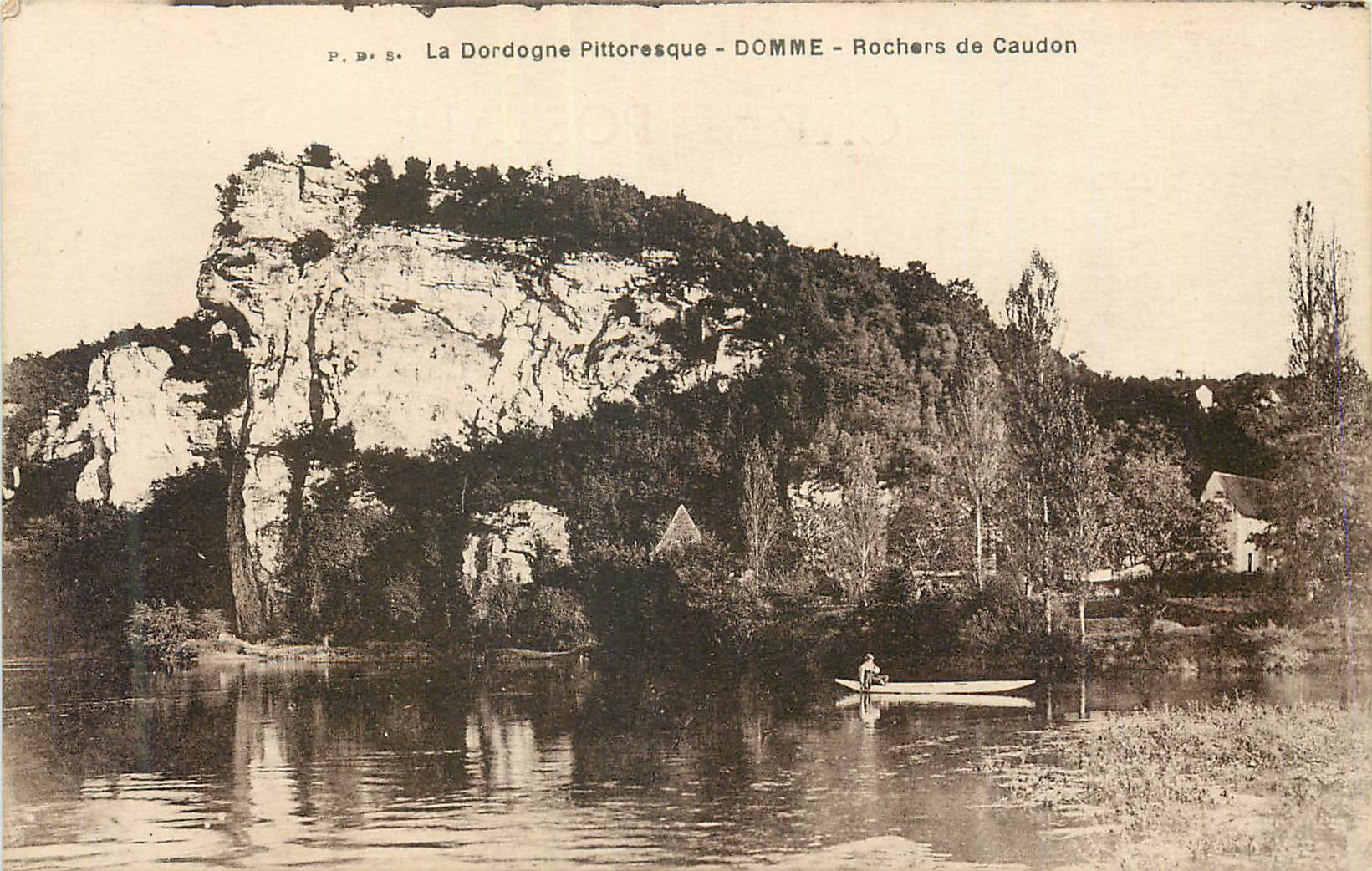 La Dordogne Pittoresque — DOMME — Rochers de Caudon — P.B.S.