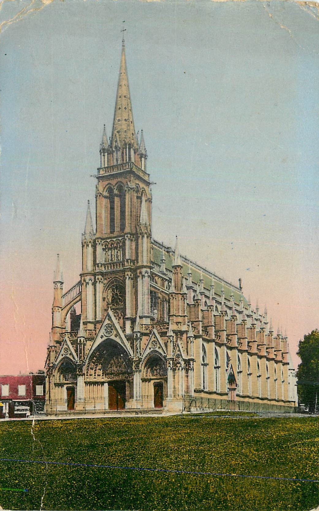 CPA Bon Secours la Basilique Notre Dame