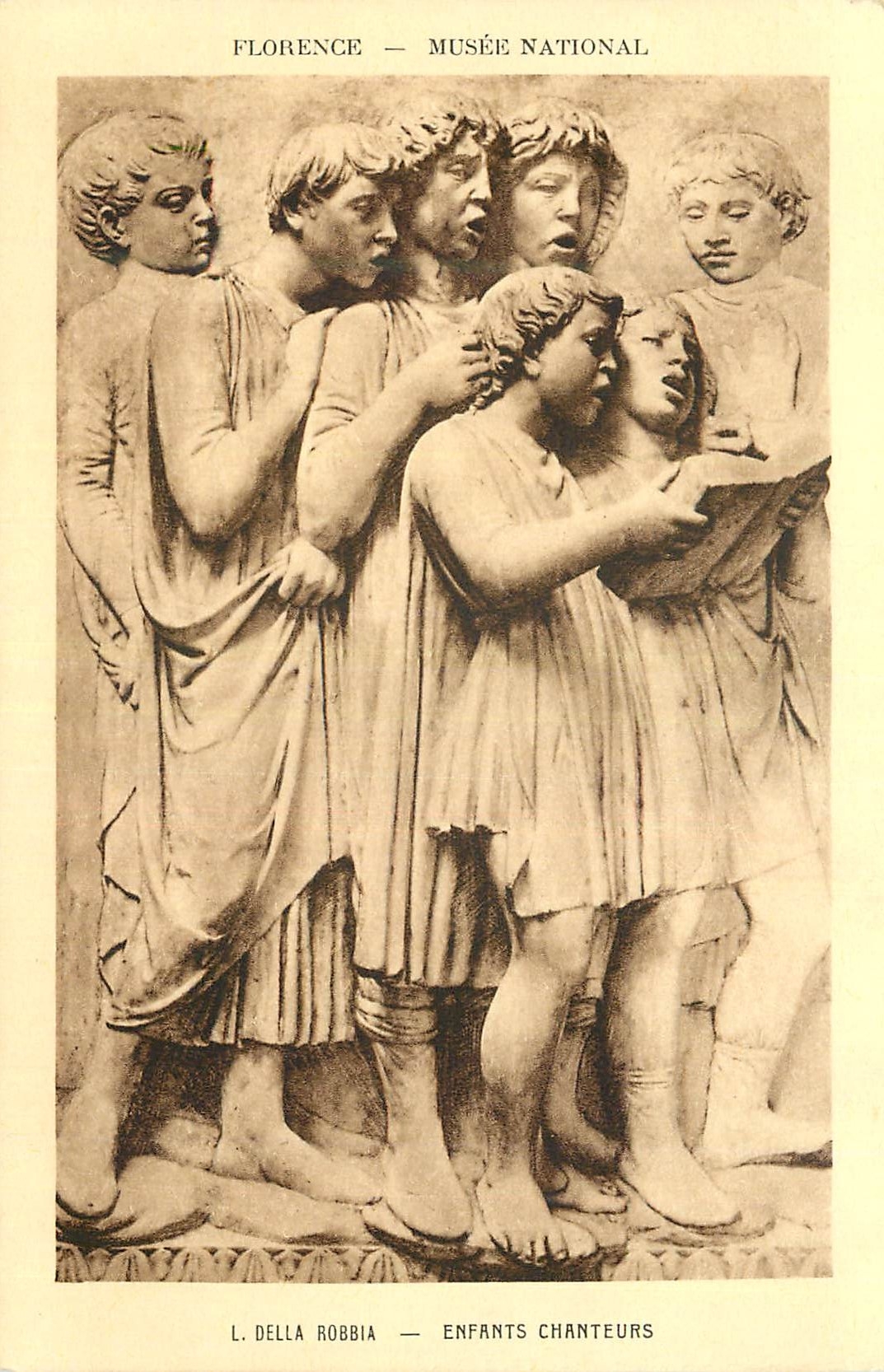 Florence — Musée National — L. Della Robbia — Enfants Chanteurs