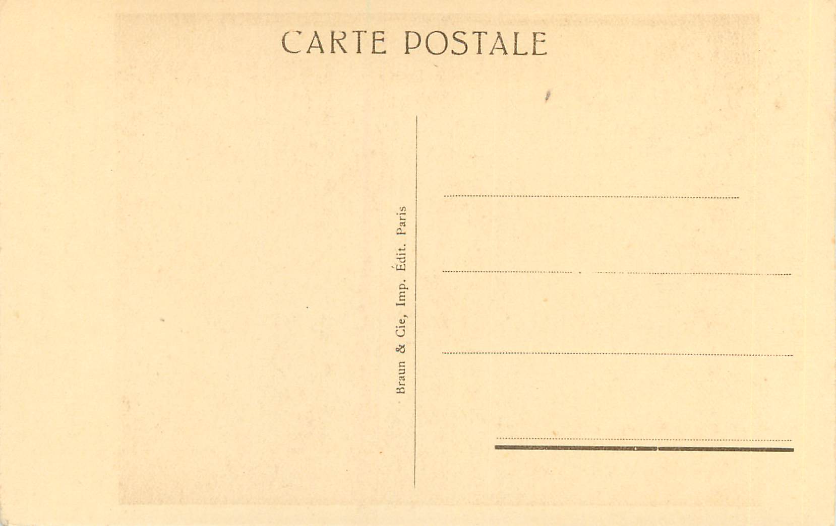 CPA Duccio La Vierge et L'Enfant Entoures d'Anges — Verso