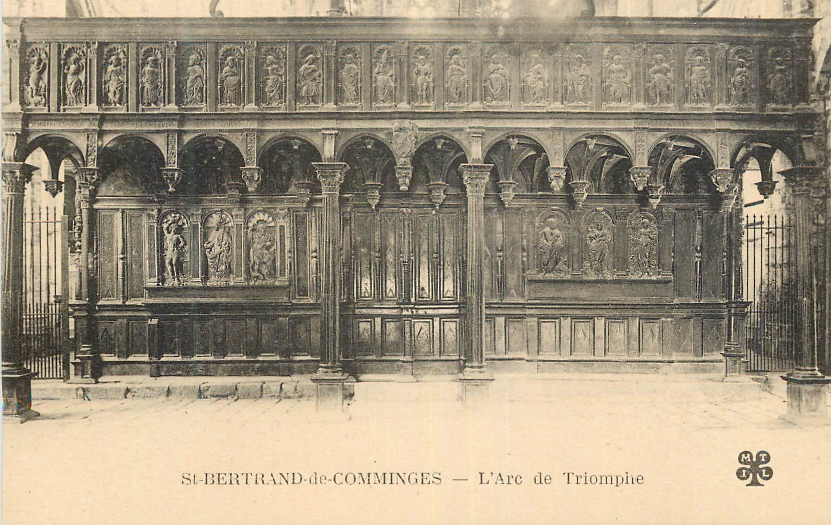 CPA Saint Bertrand de Comminges L'Arc de Triomphe