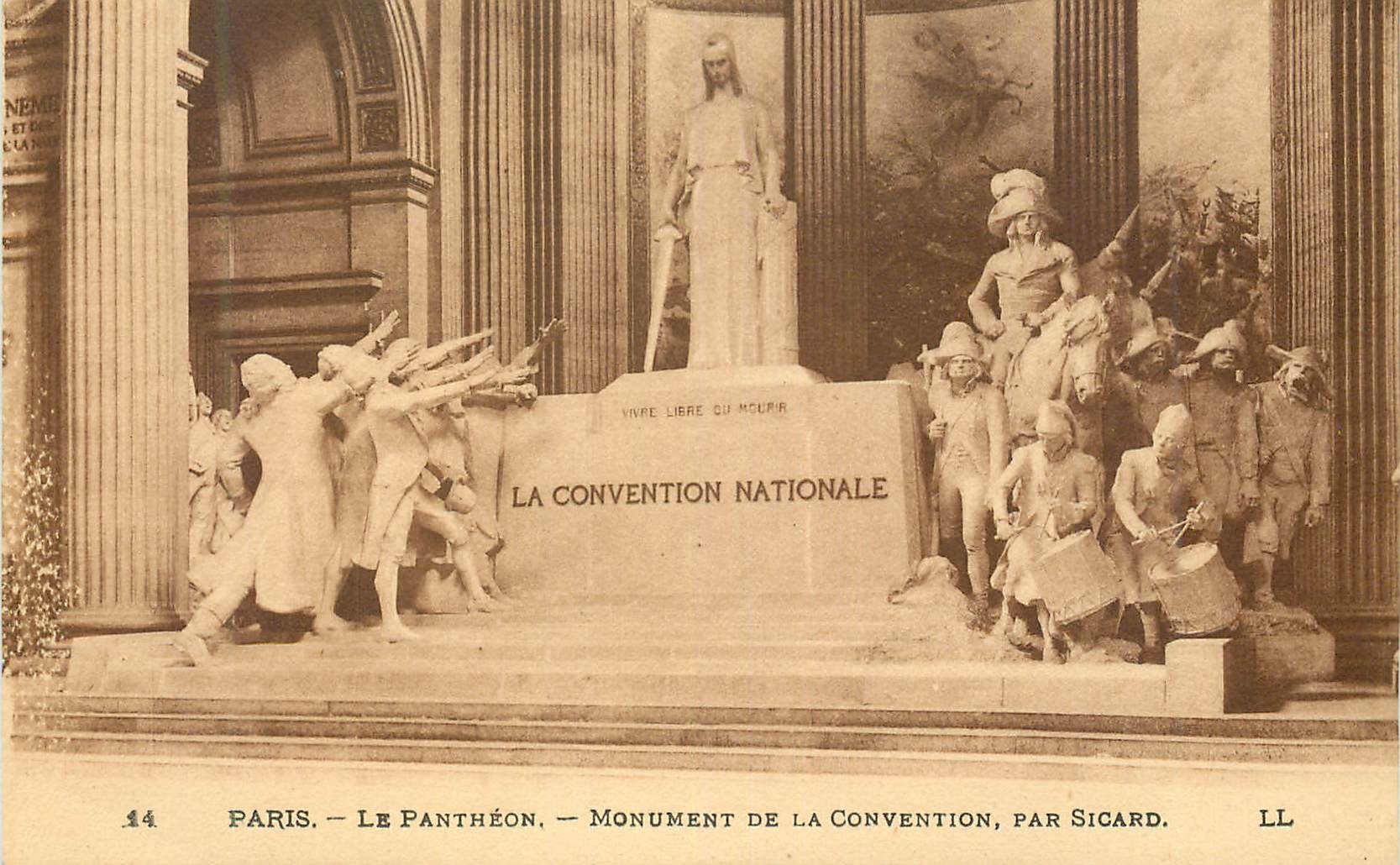 CPA Paris le Pantheon Monument de la Convention Par Sicard