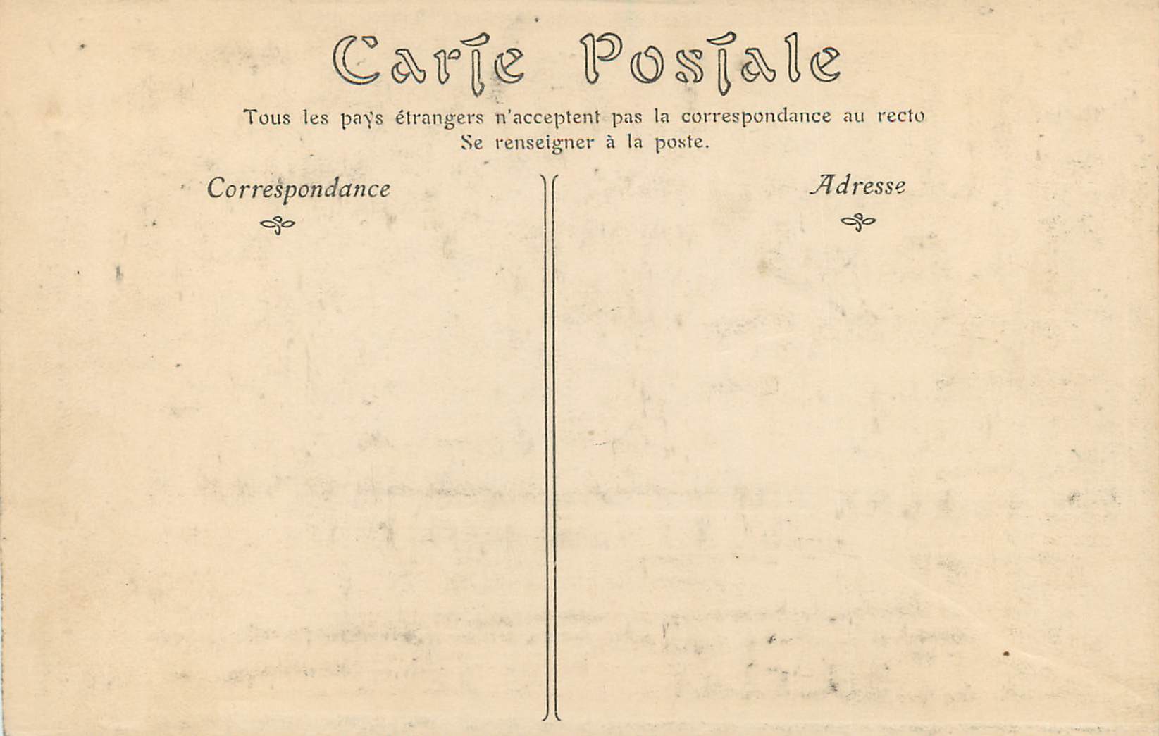 CPA Coupole du Pantheon Sainte Genevieve Par le Baron Gros — Rückseite