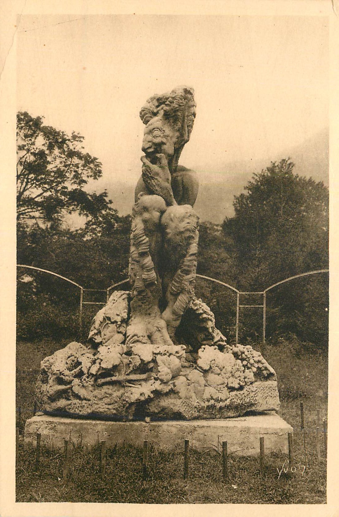 Le Faune de Dardé — Château de Vizille (Isère) — Éditions d'Art Yvon