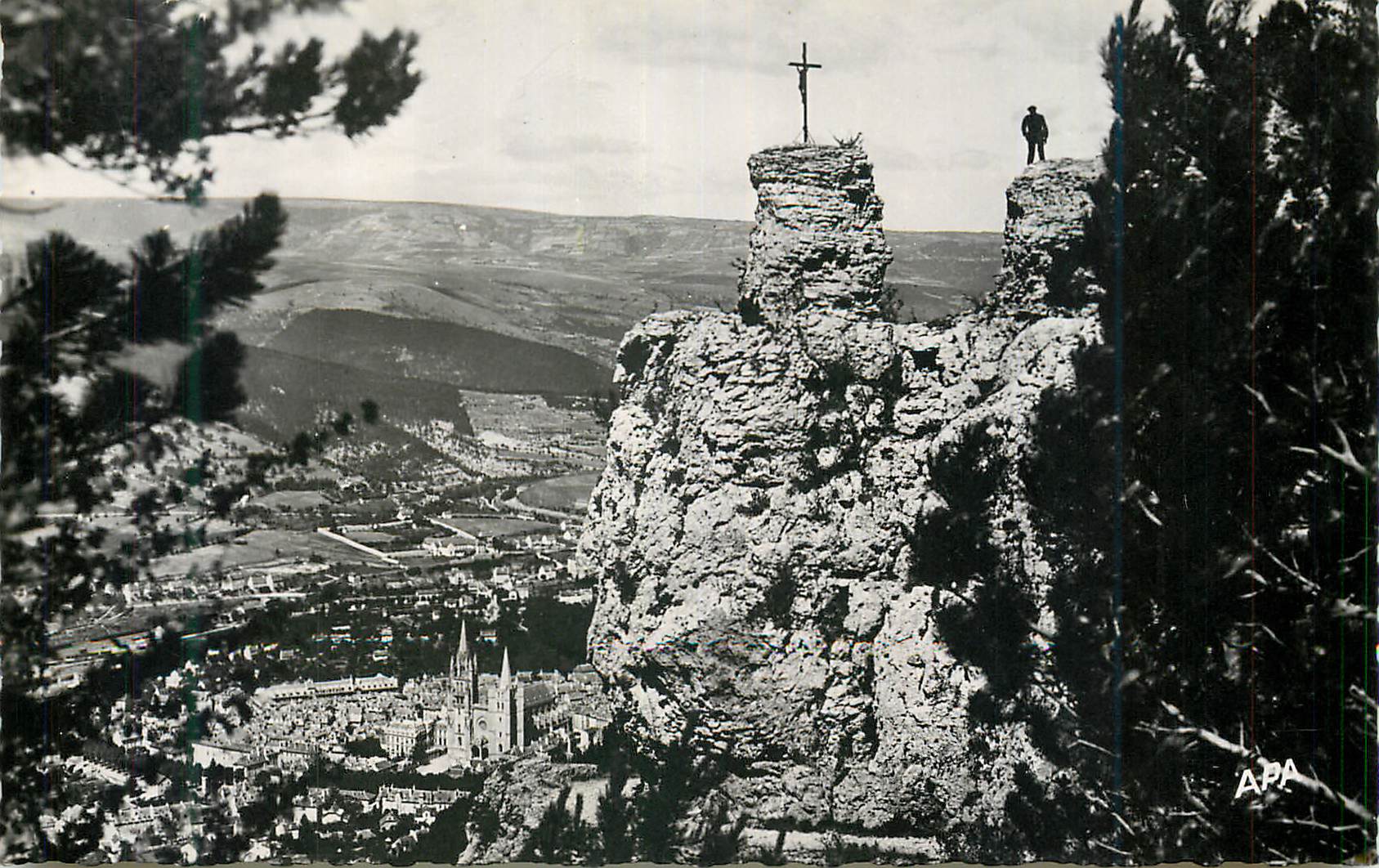 CPM Mende (Lozere) Vue du Grand Rochet Saint Privat