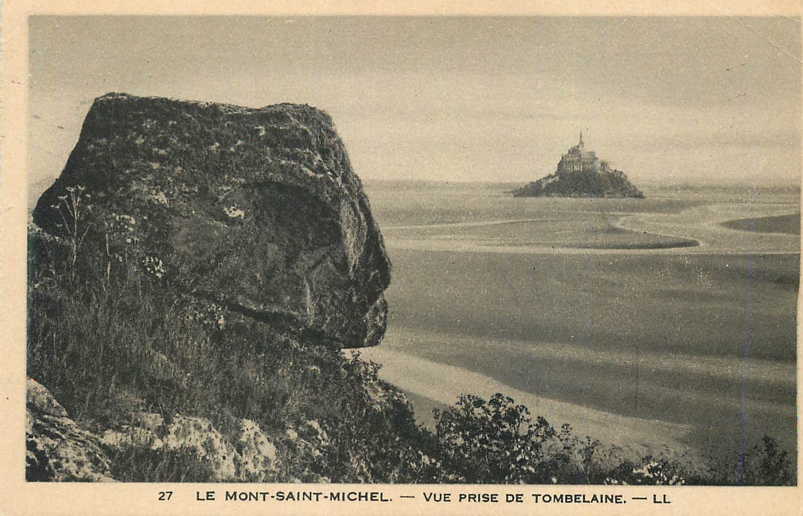 Le Mont-Saint-Michel — Vue prise de Tombelaine — LL