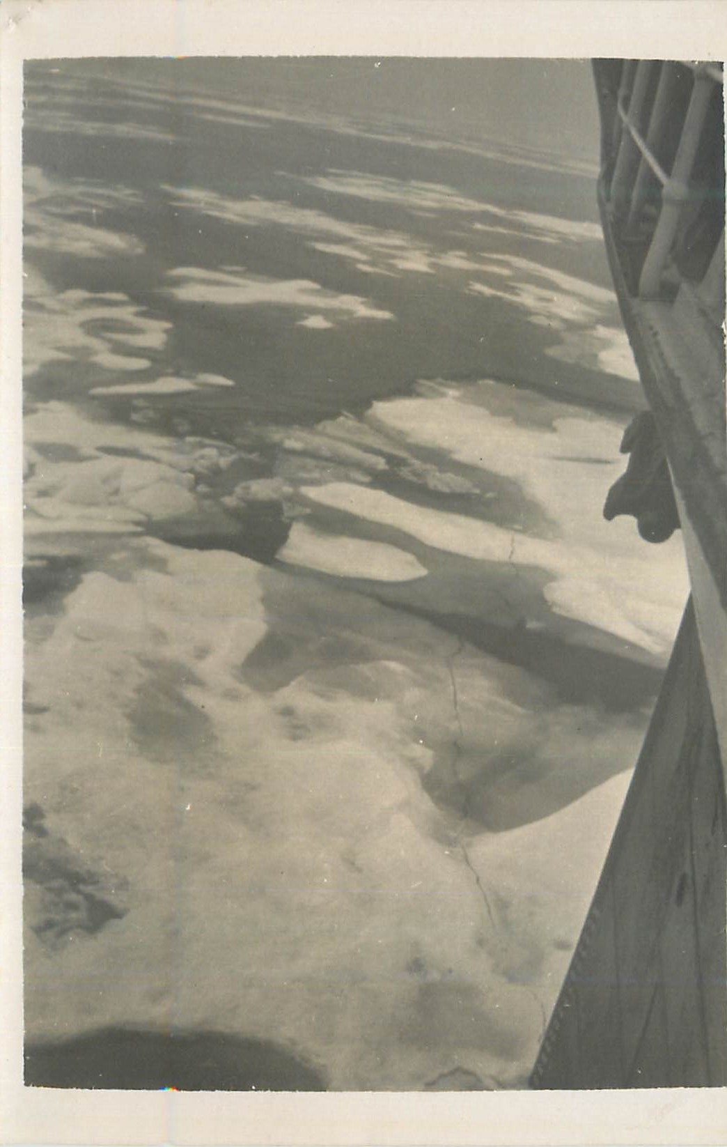 CARTE PHOTO Bateau Banquise Expedition polaire