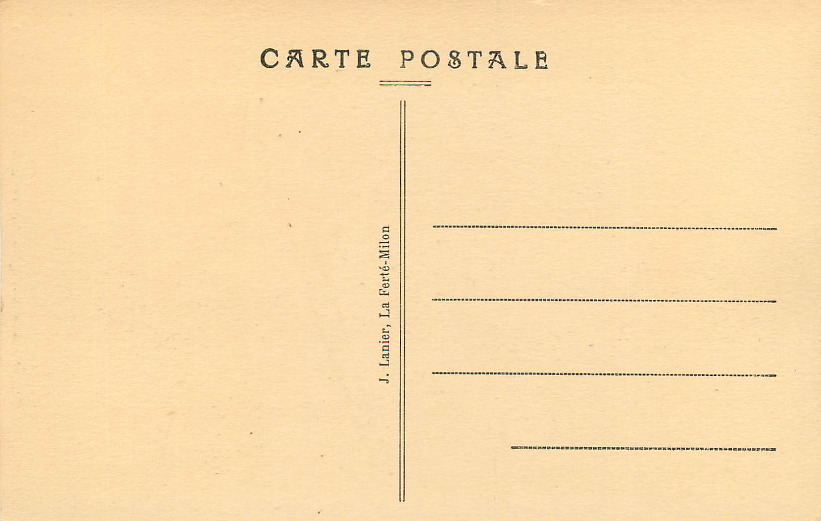 CPA la Ferte Milon (Aisne) Eglise Notre Dame (XIIe et XIIIe s) — Rückseite
