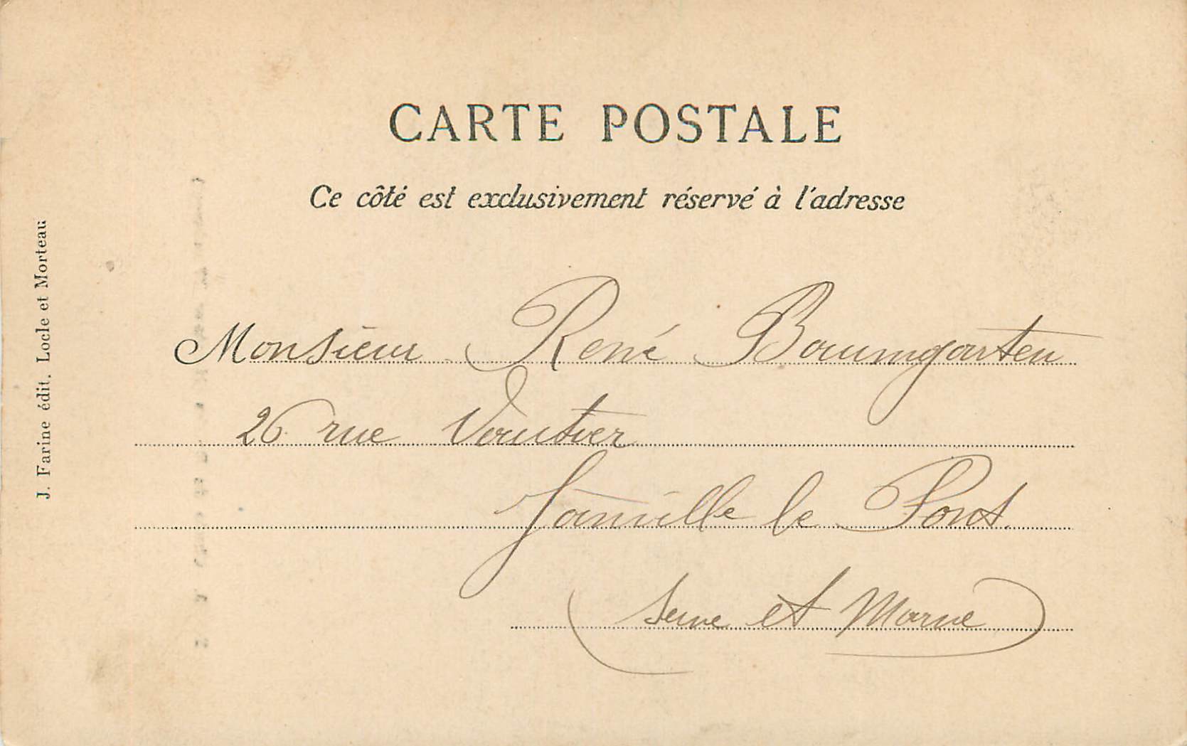 CPA Chute du Doubs (Hauteur 27 Metres) — Back