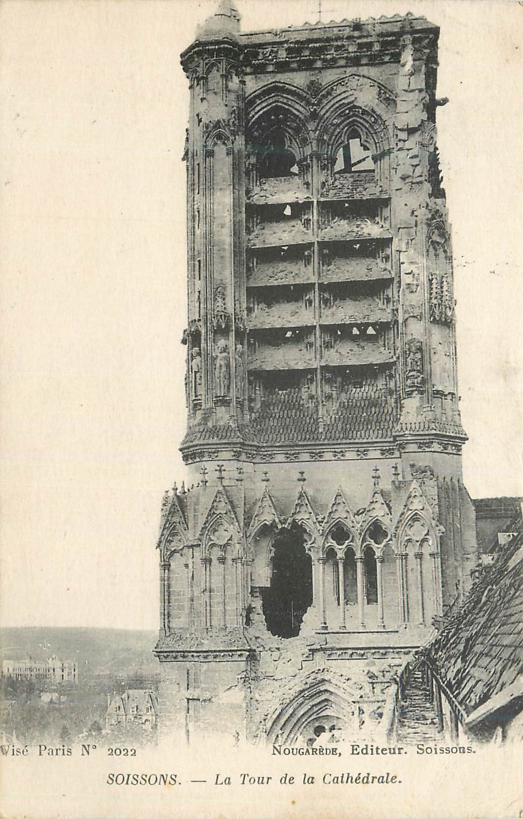 CPA Soissons la Tour de la Cathedrale