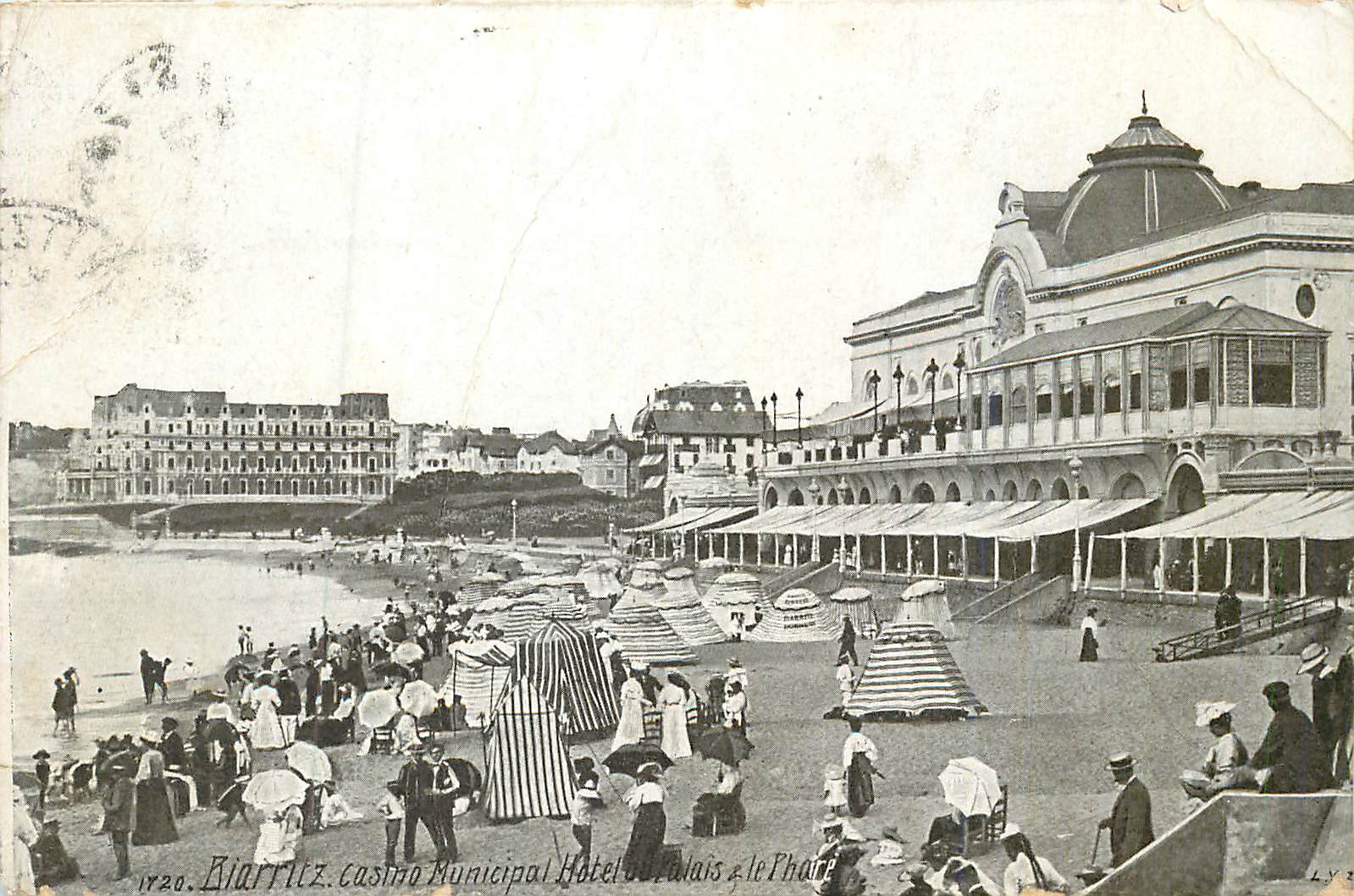 CPA Biarritz Casino Municipal Hotel du Palais