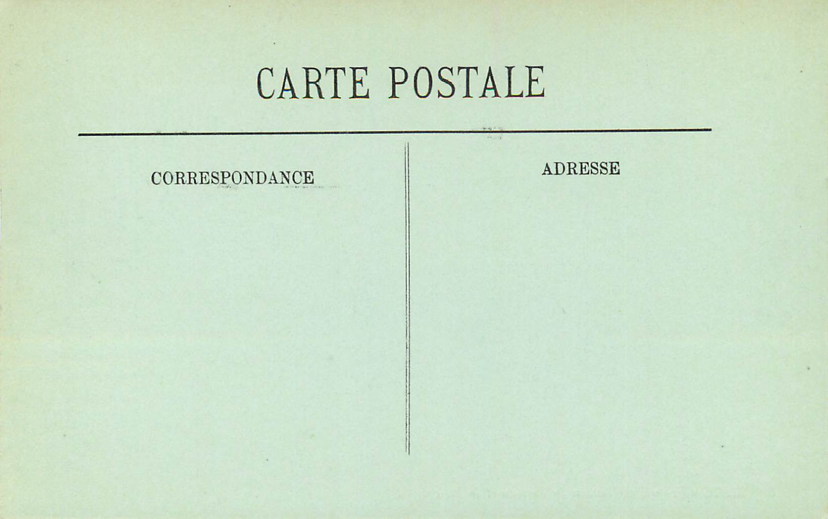 CPA le Chateau de Resteau et le Parc Maigne — Rückseite