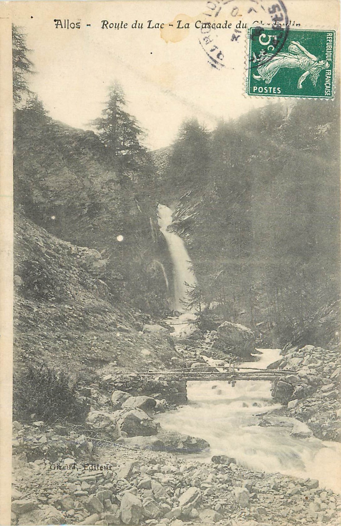 CPA Allos Route du Lac