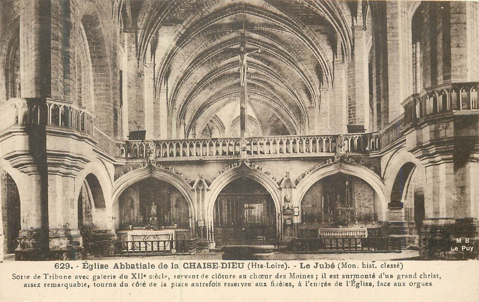 CPA Eglise Abbatiale de la Chaise Dieu (Hte Loire) le Jube