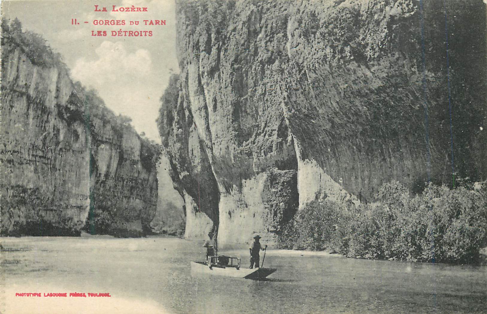 CPA la Lozere Gorges du Tarn les Detroits