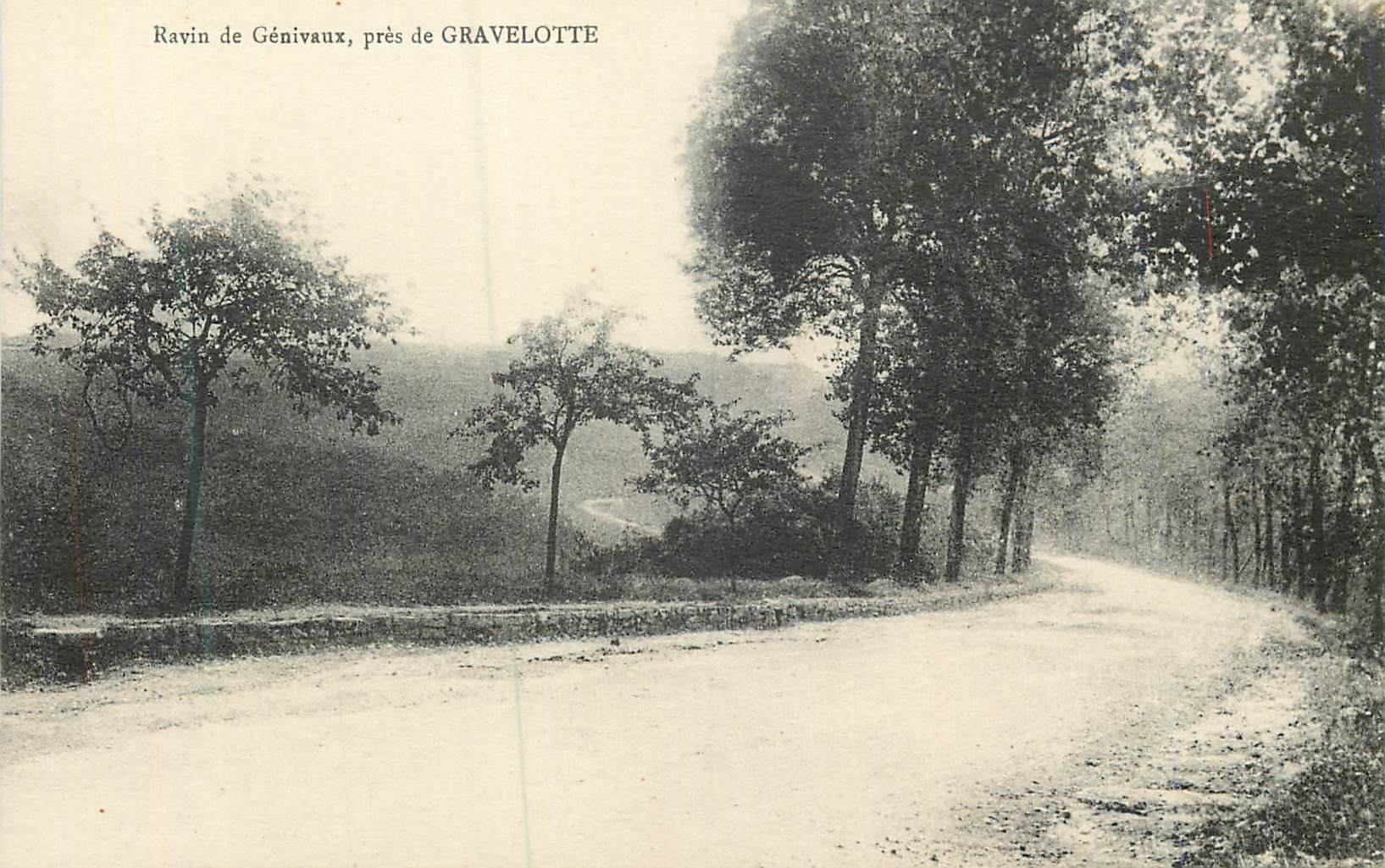CPA Ravin de Genivaux pres de Gravelotte